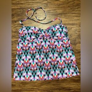 Catalina Tankini Top Size Large